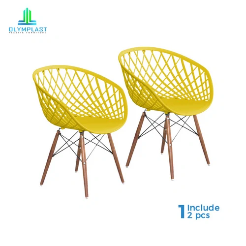 Walet Chair - Kursi Plastik Modern / Kursi Taman / Kursi Tamu - 2pcs